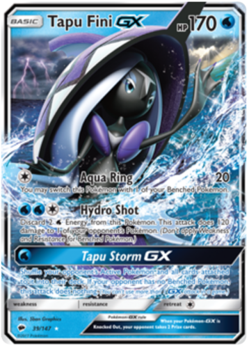 Tapu Fini GX - 39/147 - Ultra Rare
